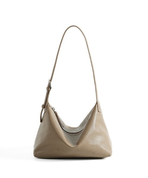 NiiNa(ニーナ)の「【 NiiNa / ニーナ 】高品質レザー2WAYクラシックショルダーバッグ(なめし加工)(ショルダーバッグ・レディース・ダークブラウン/ブラウン/ブラック/グレイッシュベージュ/カーキ・FREE)」の4枚目の写真