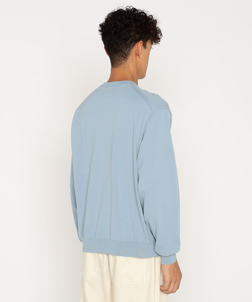 DANTON（ダントン）の「Men’s Jersey Knit Crew Neck Pullover（ニット/セーター・メンズ・ブラウン系その他2/ブルー/グレー/ブラック/ライトブルー/グリーン・44/42/40/38）」の11枚目の写真