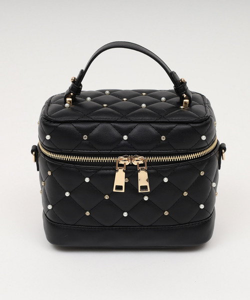 ROYAL PARTY（ロイヤルパーティー）の「パールビジューヴァニティーBAG（ショルダーバッグ・レディース・ピンク/ブルー/オフホワイト/ブラック・FREE）」の16枚目の写真