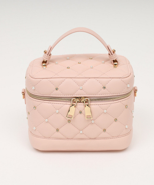 ROYAL PARTY（ロイヤルパーティー）の「パールビジューヴァニティーBAG（ショルダーバッグ・レディース・ピンク/ブルー/オフホワイト/ブラック・FREE）」の17枚目の写真