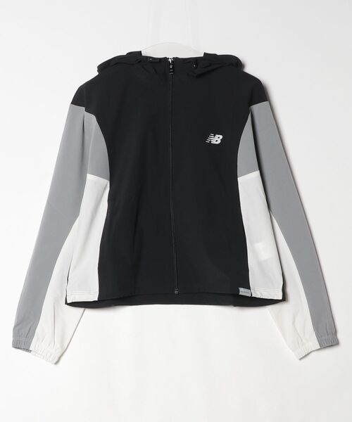 NEW BALANCE(ニューバランス)の「ニューバランス New Balance ウーブンフーデッドジャケット(ジャージ・レディース・ブラック/ネイビー/オフホワイト・S/XL/L/M)」の21枚目の写真