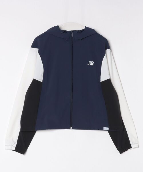 NEW BALANCE(ニューバランス)の「ニューバランス New Balance ウーブンフーデッドジャケット(ジャージ・レディース・ブラック/ネイビー/オフホワイト・S/XL/L/M)」の22枚目の写真