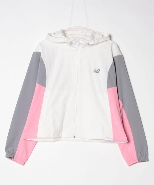 NEW BALANCE(ニューバランス)の「ニューバランス New Balance ウーブンフーデッドジャケット(ジャージ・レディース・ブラック/ネイビー/オフホワイト・S/XL/L/M)」の20枚目の写真