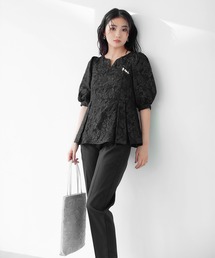 darial | 【darial】jaqurd peplum set up 入園式 入学式 卒園式 卒業式 お呼ばれ 結婚式 二次会 成人式 同窓会 セレモニードレス パーティドレス オケージョンドレス(セットアップ)