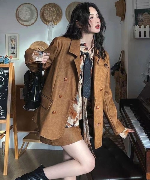 CANVAS+(キャンバスプラス)の「【CANVAS+】ニュアンス柄シャツ(シャツ/ブラウス・レディース・A/B・M)」の15枚目の写真