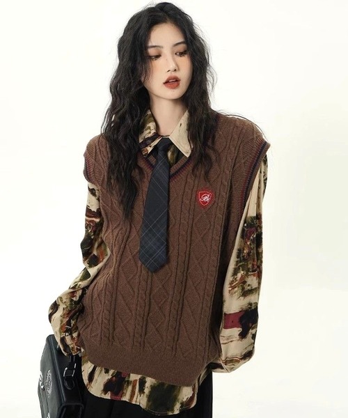 CANVAS+(キャンバスプラス)の「【CANVAS+】ニュアンス柄シャツ(シャツ/ブラウス・レディース・A/B・M)」の22枚目の写真