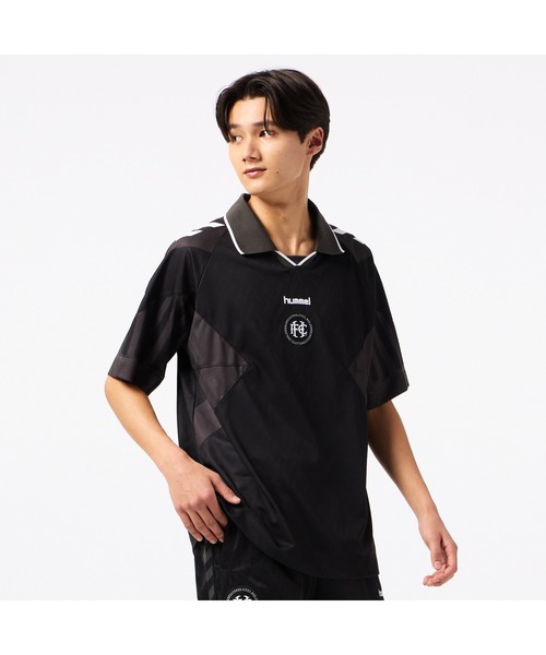 hummel(ヒュンメル)の「hummel/ヒュンメル H.FC ゲームシャツ(その他トップス・メンズ・ブルー/ブラック/レッド・M/L/XL)」の2枚目の写真