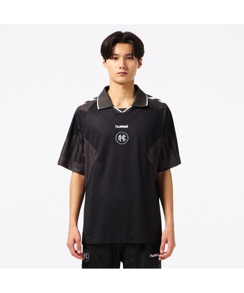 hummel(ヒュンメル)の「hummel/ヒュンメル H.FC ゲームシャツ(その他トップス・メンズ・ブルー/ブラック/レッド・M/L/XL)」の4枚目の写真
