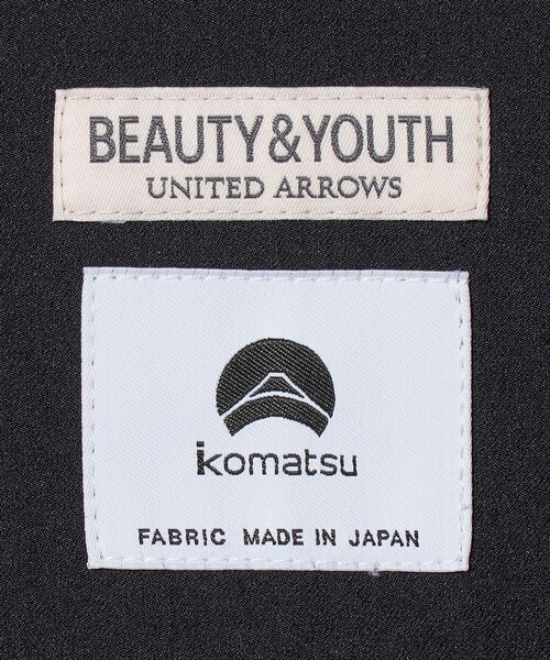 BEAUTY&YOUTH UNITED ARROWS（ビューティーアンドユースユナイテッドアローズ）の「KOMATSU PACK オーバー キャンプカラー シャツ FORM型 セットアップ対応 撥水 ウォッシャブル（シャツ/ブラウス・メンズ・ネイビー/ダークグレー/モカ・XL/L/M/S）」の20枚目の写真