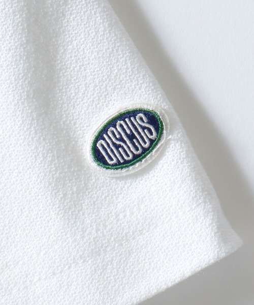 DISCUS（ディスカス）の「DISCUS/ディスカス COOLMAX(R) 梨地 オーバーサイズ カレッジロゴ アニマルロゴ 半袖Tシャツ レディース メンズ（Tシャツ/カットソー・メンズ・スミクロ/ホワイト/ホワイト系その他/グレイッシュブルー・M/L/LL）」の16枚目の写真