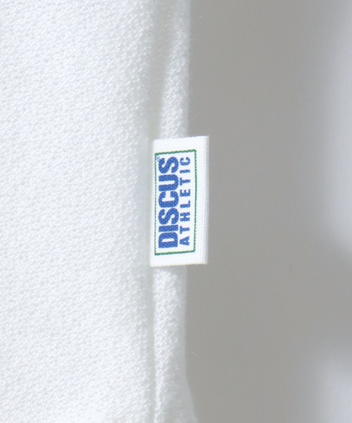 DISCUS（ディスカス）の「DISCUS/ディスカス COOLMAX(R) 梨地 オーバーサイズ カレッジロゴ アニマルロゴ 半袖Tシャツ レディース メンズ（Tシャツ/カットソー・メンズ・スミクロ/ホワイト/ホワイト系その他/グレイッシュブルー・M/L/LL）」の17枚目の写真