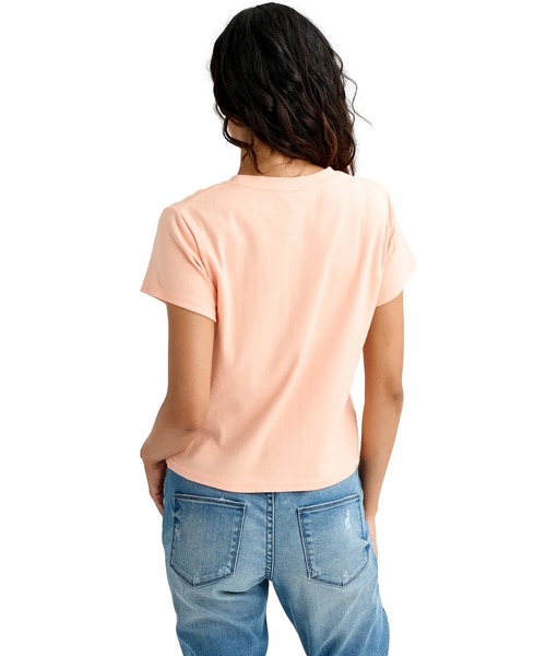 BILLABONG(ビラボン)の「BILLABONG/ビラボン 半袖 Tシャツ BG013216(Tシャツ/カットソー・レディース・ホワイト/スミクロ/ブルー/ライトピンク・L/M)」の7枚目の写真