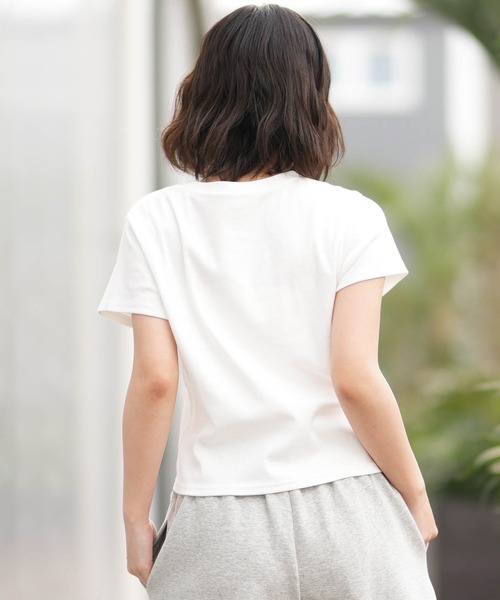 BILLABONG(ビラボン)の「BILLABONG/ビラボン 半袖 Tシャツ BG013216(Tシャツ/カットソー・レディース・ホワイト/スミクロ/ブルー/ライトピンク・L/M)」の14枚目の写真