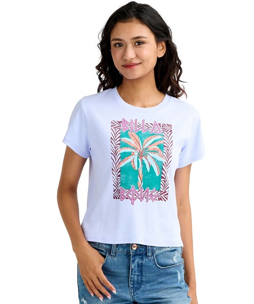 BILLABONG(ビラボン)の「BILLABONG/ビラボン 半袖 Tシャツ BG013216(Tシャツ/カットソー・レディース・ホワイト/スミクロ/ブルー/ライトピンク・L/M)」の17枚目の写真