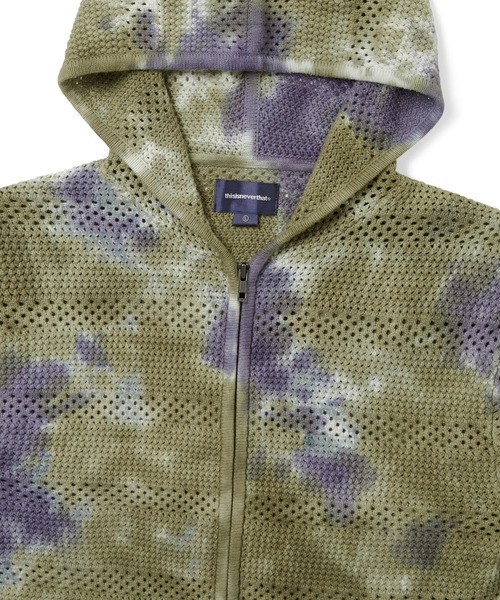 thisisneverthat（ディスイズネバーザット）の「Crochet Knit Zip Hoodie（パーカー・メンズ・オリーブ/スミクロ・XL/S/M/L）」の6枚目の写真