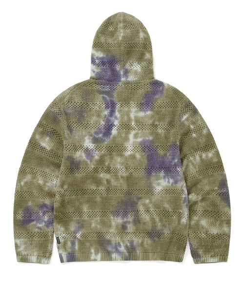 thisisneverthat（ディスイズネバーザット）の「Crochet Knit Zip Hoodie（パーカー・メンズ・オリーブ/スミクロ・XL/S/M/L）」の7枚目の写真