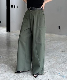 PAGEBOY | ミリタリーツイルカーブラインパンツ(カーゴパンツ)