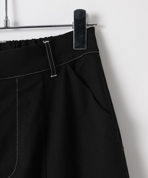 PBLIM(ページボーイリム)の「ミリタリーツイルカーブラインパンツ(カーゴパンツ・レディース・ブラック/カーキ・FREE)」の9枚目の写真