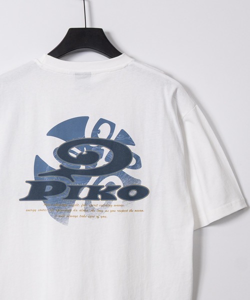 Piko（ピコ）の「【k】〔PIKO/ピコ〕アソートデザインプリント 半袖Tシャツ/Y2K（Tシャツ/カットソー・メンズ・ホワイト系1/ホワイト系2/ブラック系5/ブラック系8/グレー系2/グレー系4/ネイビー系3/ネイビー系6/サックスブルー系9/ホワイト系3/ブラック系4/ホワイト系6/ブラック系1/イエロー系5/ホワイト系8/ホワイト系9・MEDIUM/LARGE/X-LARGE）」の5枚目の写真