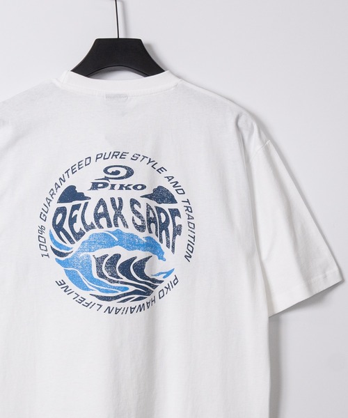 Piko（ピコ）の「【k】〔PIKO/ピコ〕アソートデザインプリント 半袖Tシャツ/Y2K（Tシャツ/カットソー・メンズ・ホワイト系1/ホワイト系2/ブラック系5/ブラック系8/グレー系2/グレー系4/ネイビー系3/ネイビー系6/サックスブルー系9/ホワイト系3/ブラック系4/ホワイト系6/ブラック系1/イエロー系5/ホワイト系8/ホワイト系9・MEDIUM/LARGE/X-LARGE）」の6枚目の写真