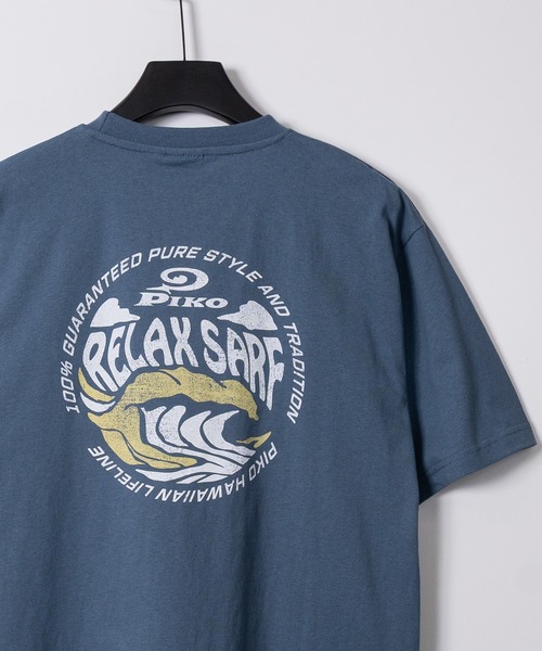 Piko（ピコ）の「【k】〔PIKO/ピコ〕アソートデザインプリント 半袖Tシャツ/Y2K（Tシャツ/カットソー・メンズ・ホワイト系1/ホワイト系2/ブラック系5/ブラック系8/グレー系2/グレー系4/ネイビー系3/ネイビー系6/サックスブルー系9/ホワイト系3/ブラック系4/ホワイト系6/ブラック系1/イエロー系5/ホワイト系8/ホワイト系9・MEDIUM/LARGE/X-LARGE）」の15枚目の写真