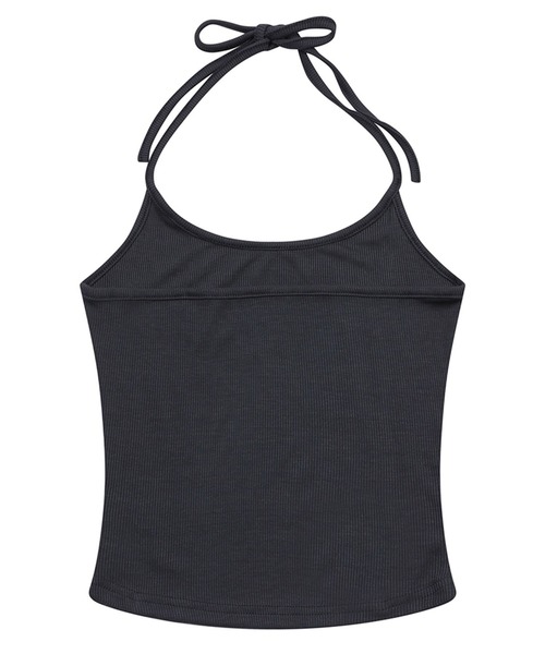 Ada.(エイダ)の「◇MUCENT◇ブランド直輸入正規品/ENOA ホルターネック クロップ ノースリーブ ENOA HALTER NECK CROP SLEEVELESS(キャミソール・レディース・ブラック・FREE)」の3枚目の写真
