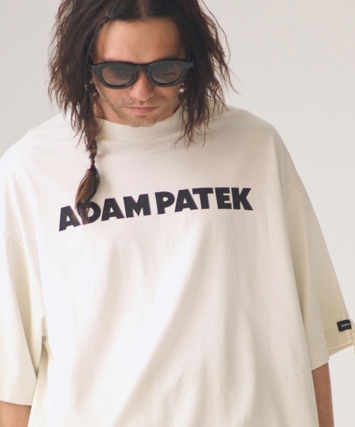 ADAM PATEK(アダムパテック)の「ADAMPATEK/basic logo aging T/ベーシックロゴエイジング加工Tシャツ(Tシャツ/カットソー・メンズ・グリーン/ホワイト/ブラック/ピンク・2/1)」の11枚目の写真