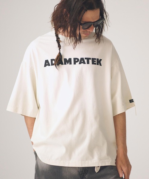 ADAM PATEK(アダムパテック)の「ADAMPATEK/basic logo aging T/ベーシックロゴエイジング加工Tシャツ(Tシャツ/カットソー・メンズ・グリーン/ホワイト/ブラック/ピンク・2/1)」の20枚目の写真