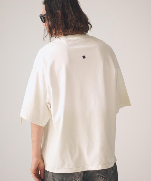 ADAM PATEK(アダムパテック)の「ADAMPATEK/basic logo aging T/ベーシックロゴエイジング加工Tシャツ(Tシャツ/カットソー・メンズ・グリーン/ホワイト/ブラック/ピンク・2/1)」の19枚目の写真