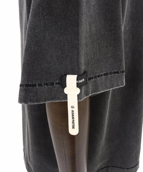 ADAM PATEK(アダムパテック)の「ADAMPATEK/basic logo aging T/ベーシックロゴエイジング加工Tシャツ(Tシャツ/カットソー・メンズ・グリーン/ホワイト/ブラック/ピンク・2/1)」の7枚目の写真