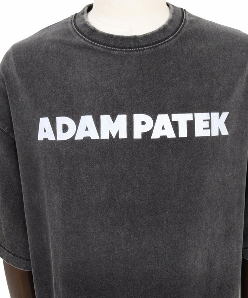 ADAM PATEK(アダムパテック)の「ADAMPATEK/basic logo aging T/ベーシックロゴエイジング加工Tシャツ(Tシャツ/カットソー・メンズ・グリーン/ホワイト/ブラック/ピンク・2/1)」の9枚目の写真