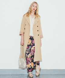 mystic | 【Omekashi】リネントレンチ(トレンチコート)