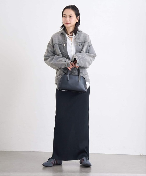 JOURNAL STANDARD（ジャーナルスタンダード）の「《追加3》Denim Trucker jacket（デニムジャケット・レディース・ブラック/ブルー系その他・FREE）」の3枚目の写真