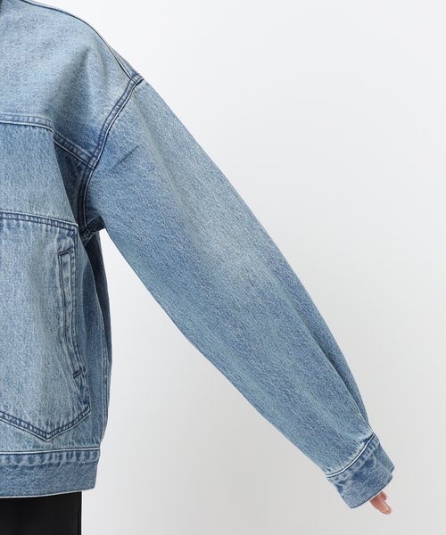 JOURNAL STANDARD（ジャーナルスタンダード）の「《追加3》Denim Trucker jacket（デニムジャケット・レディース・ブラック/ブルー系その他・FREE）」の18枚目の写真