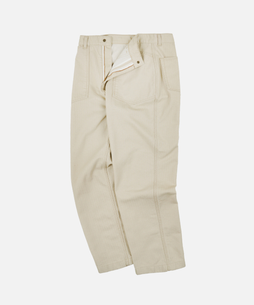 FRIZMWORKS(フリズムワークス)の「ARMY DENIM FATIGUE PANTS _ BEIGE(デニムパンツ・メンズ・その他・SMALL/MEDIUM/LARGE/X-LARGE)」の2枚目の写真