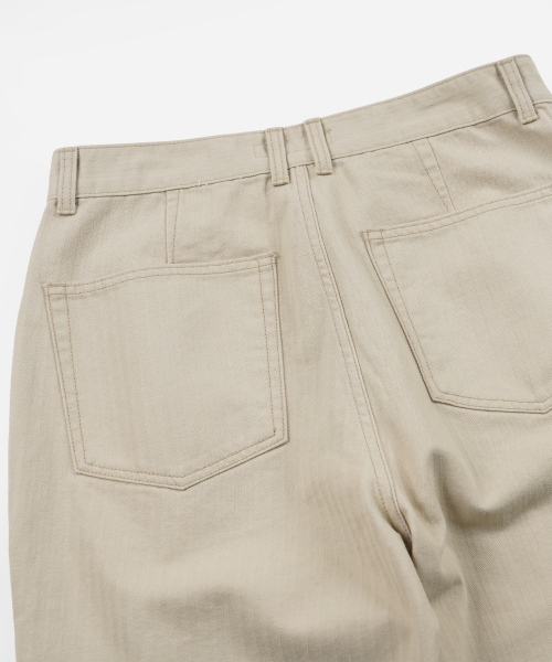 FRIZMWORKS(フリズムワークス)の「ARMY DENIM FATIGUE PANTS _ BEIGE(デニムパンツ・メンズ・その他・SMALL/MEDIUM/LARGE/X-LARGE)」の8枚目の写真