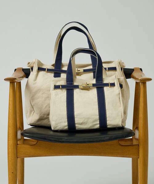 ABAHOUSE(アバハウス)の「キャンバス ベルトトートバッグ / Sサイズ / ユニセックス【CHIMERE/シメール】(トートバッグ・メンズ・グリーン/レッド・フリー)」の21枚目の写真