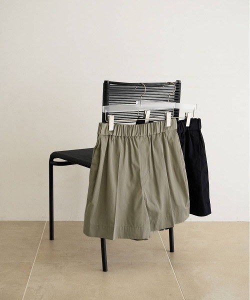 anuke(アンヌーク)の「anuke Twill Half Pants ツイルハーフパンツ/62610724(その他パンツ・レディース・ベージュ/ブラック・36)」の10枚目の写真