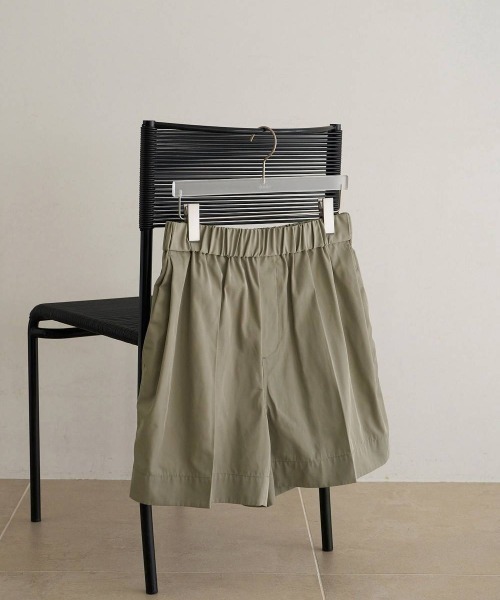 anuke(アンヌーク)の「anuke Twill Half Pants ツイルハーフパンツ/62610724(その他パンツ・レディース・ベージュ/ブラック・36)」の11枚目の写真
