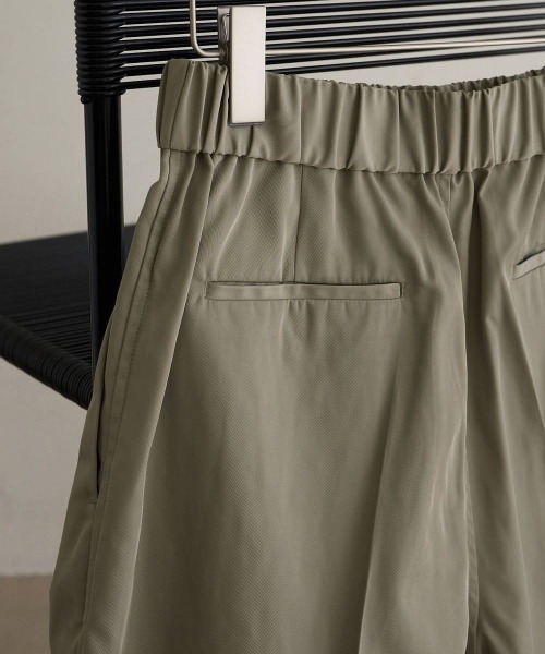 anuke(アンヌーク)の「anuke Twill Half Pants ツイルハーフパンツ/62610724(その他パンツ・レディース・ベージュ/ブラック・36)」の12枚目の写真