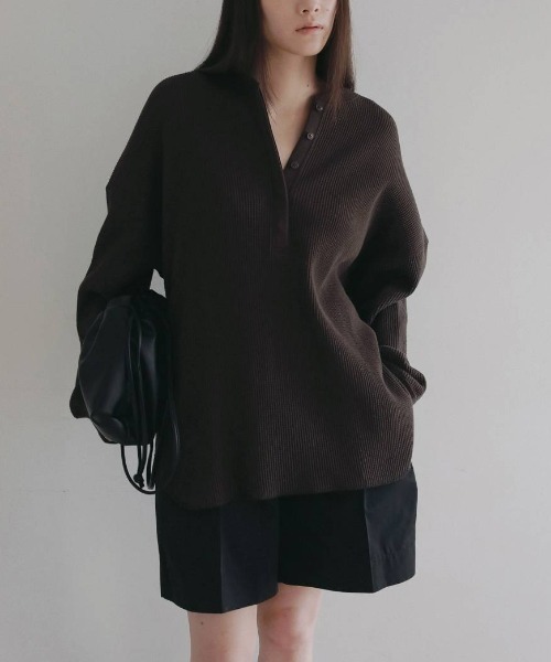 anuke(アンヌーク)の「anuke Twill Half Pants ツイルハーフパンツ/62610724(その他パンツ・レディース・ベージュ/ブラック・36)」の9枚目の写真