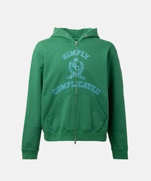 SimplyComplicated（シンプリーコンプリケイテッド）の「COLLEGE ZIP HOODIE（パーカー）」