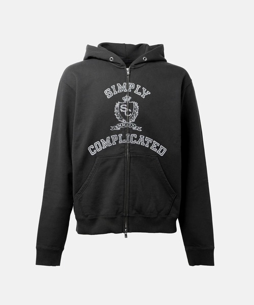 COLLEGE ZIP HOODIE（パーカー）｜SimplyComplicated（シンプリー
