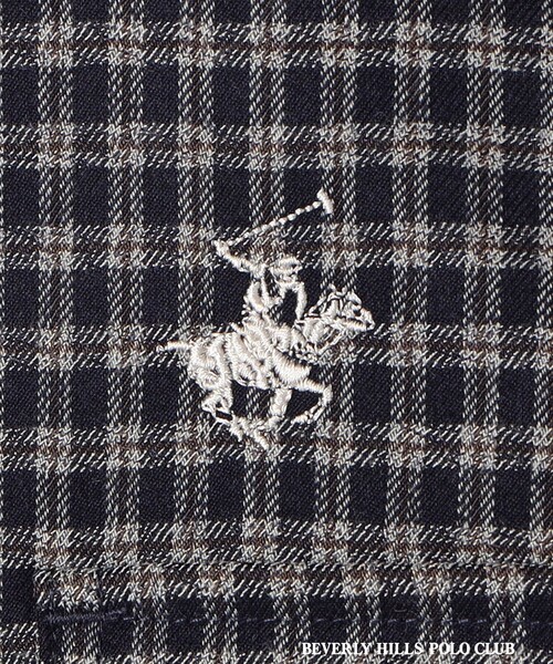 BEVERLY HILLS POLO CLUB(ビバリーヒルズポロクラブ)の「【BEVERLY HILLS POLO CLUB】サイドプリーツワンピース(ワンピース・レディース・オフホワイト/ネイビー/その他2・M)」の8枚目の写真