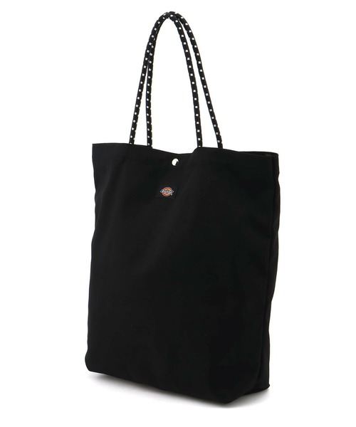 Dickies(ディッキーズ)の「DICKIES LOGO PRINT ROPE TOTE BAG(トートバッグ・メンズ・ホワイト/ブラック/アイボリー/ブラック系2・FREE)」の7枚目の写真