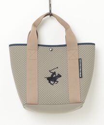 BEVERLY HILLS POLO CLUB（ビバリーヒルズポロクラブ）の「【BEVERLY HILLS POLO CLUB / ビバリーヒルズポロクラブ】パンチングネオプレーンミニトートバッグ（トートバッグ）」
