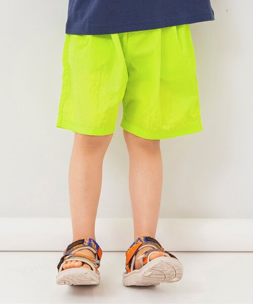 BREEZE(ブリーズ)の「【WEB限定】アクティブワイドハーフパンツ(その他パンツ・キッズ・オレンジ/ライム/ブルー/ベージュ/ブラック・90/100/110/120/130/140/150)」の1枚目の写真