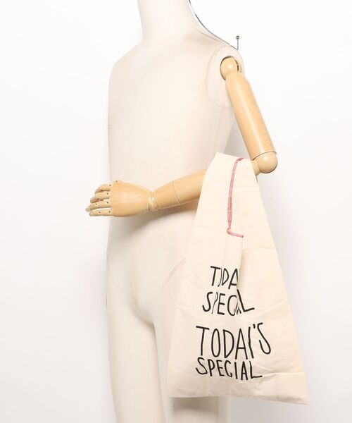 TODAY'S SPECIAL(トゥデイズスペシャル)の「【TODAY'S SPECIAL】MARCHE BAG S RED STITCH / 661998(エコバッグ/サブバッグ・レディース・レッド・FREE)」の11枚目の写真