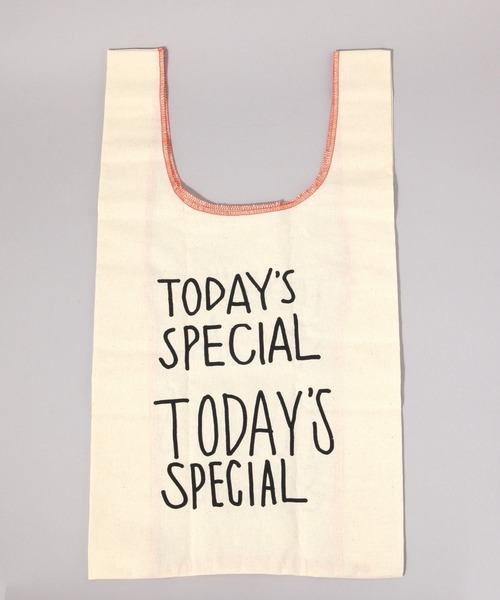 TODAY'S SPECIAL(トゥデイズスペシャル)の「MARCHE BAG S RED STITCH / 661998(エコバッグ/サブバッグ・レディース・レッド・FREE)」の4枚目の写真