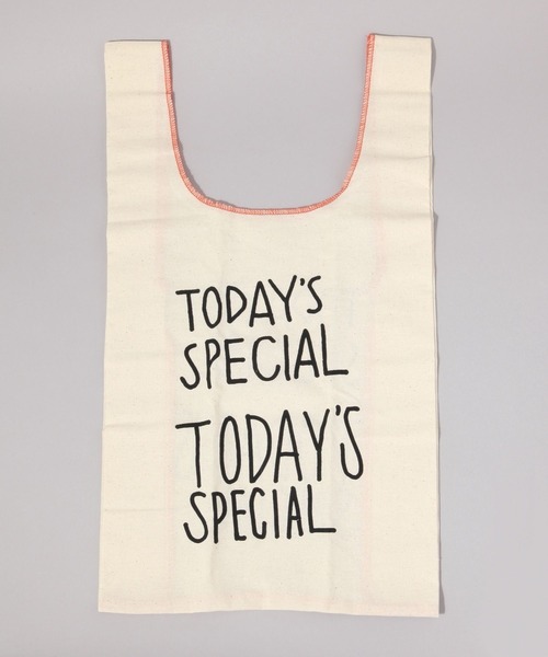 TODAY'S SPECIAL(トゥデイズスペシャル)の「MARCHE BAG S RED STITCH / 661998(エコバッグ/サブバッグ・レディース・レッド・FREE)」の5枚目の写真